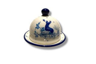 C04 Bunzlau Botervlootje klein tiny dish 2858X